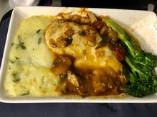 Club Europe chicken chasseur 