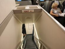 Staircase down to main cabin, 2012