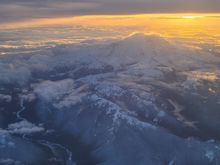 Mt Tahoma sunset from DL749