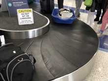 where I waited for my "Priority" bag.