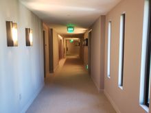 The hallways are gloomy