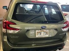 After providing my QR code to the CSR, she provided me my options of cars.  Subaru Forester it is.  