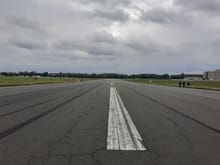 2000ft of runway remaining ( until the tarmac runs out)- Distance markers still up by the side of the runway