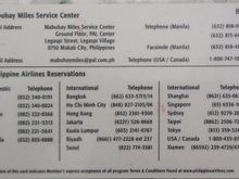Philippine Airlines reservation and Service Center numbers North America US/Canada. 