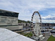 View from roof of opera house