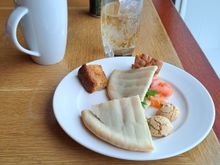 some afternoon tea snacks in the executive lounge