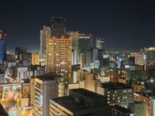Night time view from room