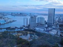 Bay view from the executive lounge