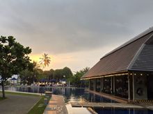 View of the children's pool, Olive restaurant, main pool