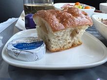 Good focaccia bread with really good butter from Banner Butter.

