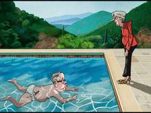 Another take on the Hockney painting