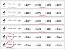 AKL to WLG availability 