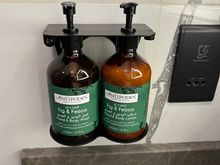 Usual voco soap and hand cream- shampoo and conditioner are available in the bath/ shower area