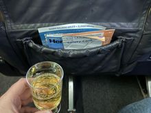 My world is shook that someone served alcohol on a 30 minute flight. 