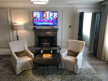 Big TV and easy to view from sofa 