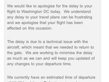 Well that's wonderful but I'm still stuck on the plane.