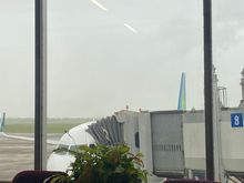 Here is the plane to take us to JFK