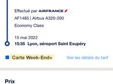 Week-end fare on a one way ?
