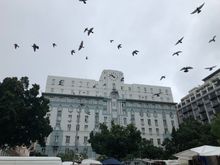 A daytime photo of the building