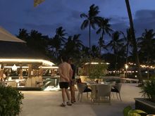 Jimbaran gardens balmy evening 