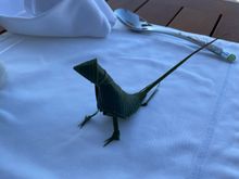 Staff made these for our kids from palm leaves