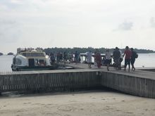 Scores of guests leaving late in the day after monopolizing resources.