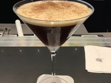 Espresso martini in Al Safwa. All that’s missing is three coffee beans.