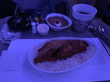 Second meal service before landing