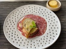 French salami and sourdough 