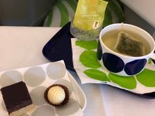 Petit fours: this was listed on a menu and when I requested it I was told by chief of cabin crew they had none. I said it’s on the menu. She took my menu and started browsing pages. She said she need to check if they have it. Soon she returned with chocolate praline and cake and explained that the menu is new and that’s why she didn’t know about it. I’m not so sure she was telling the truth since the menu had created to celebrate Finland’s 100th birthday that was last year.