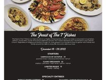 One of our favorite local  Italian restaurants celebrates the feast of the seven fishes. This gives a little explanation. 
