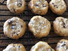 NYT recipe Salted Chocolate Chunk Shortbread Cookies 