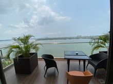 The Grand Terrace  had Chair and tables to enjoy the view
