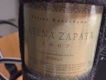 1/3 bottle remained from a Tasting this afternoon.  A true Monster... so much for those that say new world wine cannot age... :rolleyes: