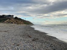 Beach; looking back to the hotel 