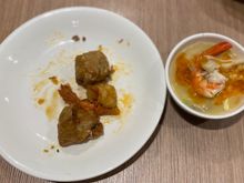 With vermicelli in soup