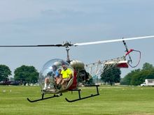 N2490B departs with the next load of passengers 