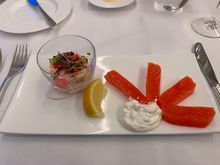 Balik Salmon and Crab Cocktail