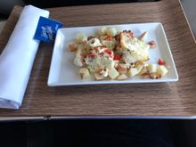 Breakfast-like substance made from ingredients 
