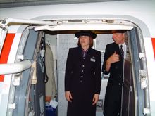 Boarding G-BOAE in June 2003 retirement flight