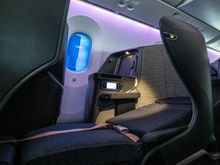 According to this picture, yes. Although if you want to look out of the window, I would probably still go for an odd-numbered row. These rows have the head/privacy screen on the aisle side, in the even-numbered rows, it seems to block part of the window...