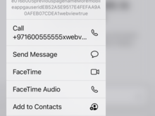 Number I actually was calling