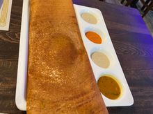 Masala dosa to start.  And then chicken biryani