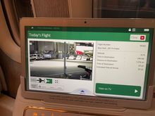 A look outside while preparing for push back 