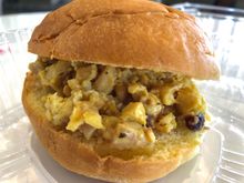 Curry chicken sandwich 