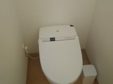 The loo is a separate small room.