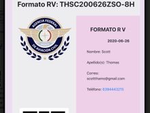 When you’ve filled the online form out completely,
you’ll be presented the completion and QR code.
Best practice is to take a screen shot of this form.