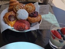 The basket of nine pastries at Conrad Abu Dhabi