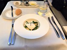 Fantastic starter with asparagus and poached egg.