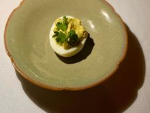 Amuse bouché : avocado egg